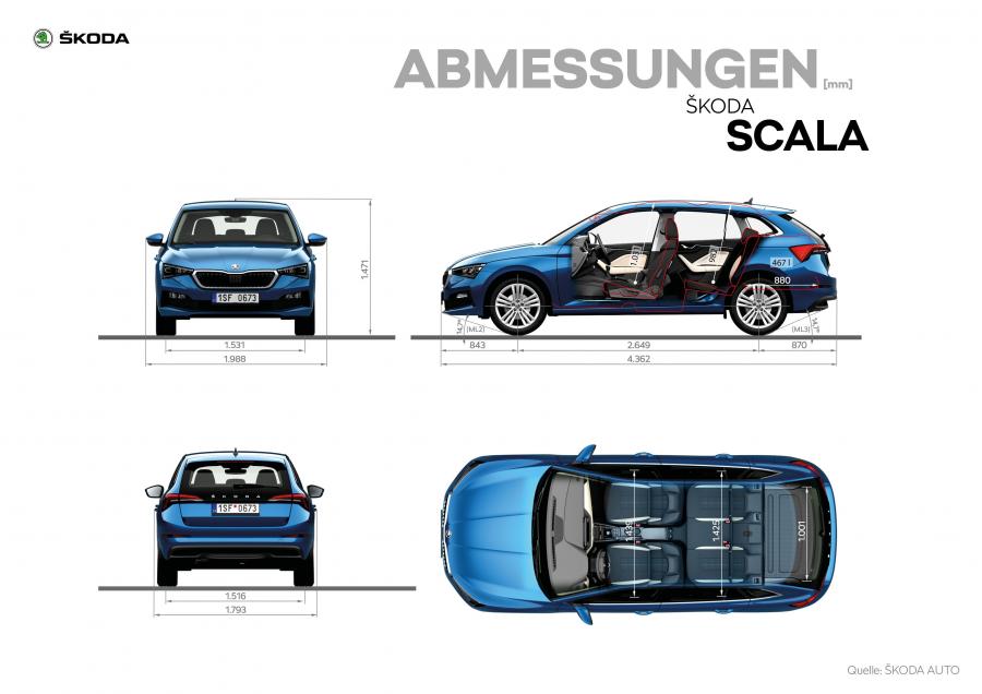 Схема Skoda Scala 2019 года  (WW) (фото 41 из 78)